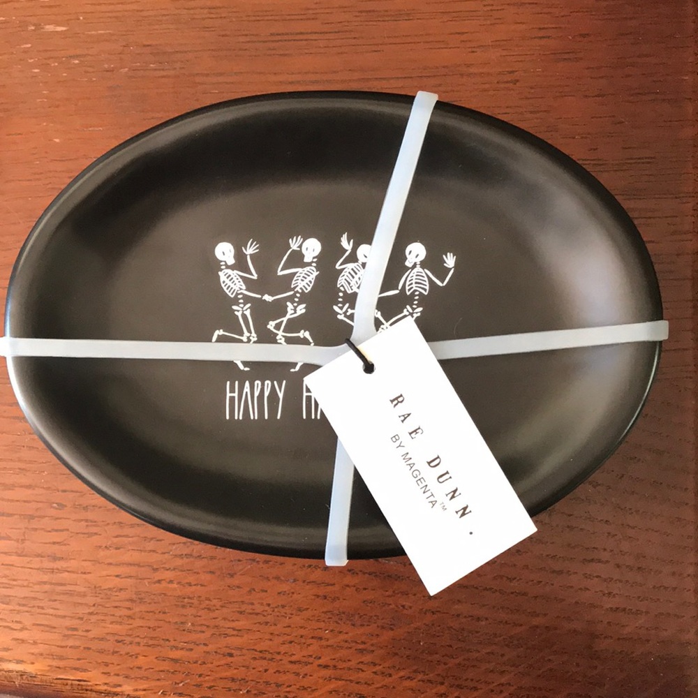 COPY - Rae Dunn Halloween Oval Plate Set